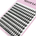 10 row anime lashes Cosplay lash natural wispy  Natural Mink Eyelashes  3D individual manga eyelash clusters   Makeup tools