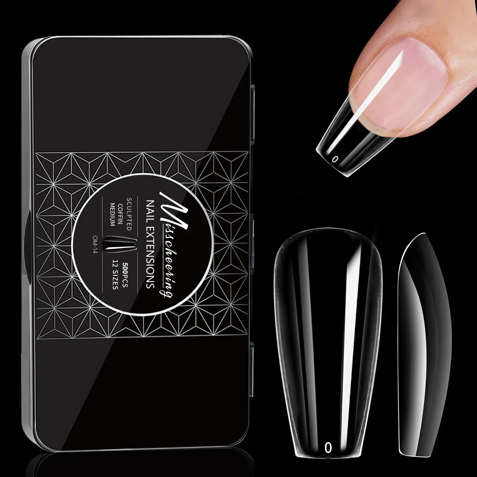 Soft Gel False Tips Box Natural Sculpted Ballet Coffin Almond Fake Nails Full Cover Premium Quality Press On Nails Nail Supplies